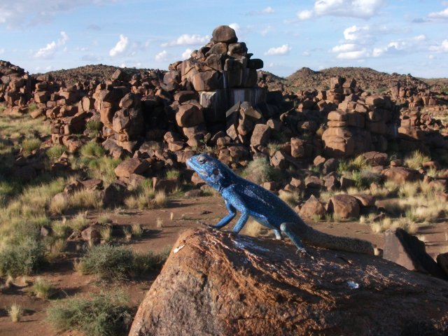 lezard_giants_playground.jpg - Lézard à Giant's Plaiground (Namibie)