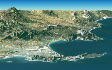 Image Nasa de la Péninsule du Cap