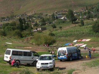 Grande lessive du samedi à Mokhotlong