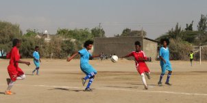 Match de football (à Ziway)