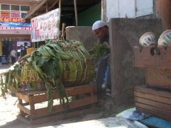 Marchand de qat à Butajira