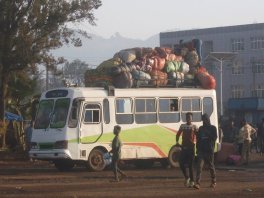 Bus au départ à Jimma