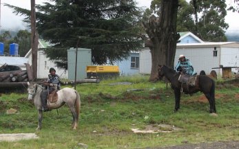 Deux cavaliers Basotho