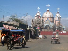 Extension de l'église orthodoxe éthiopienne à Ziway