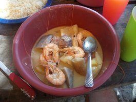 On nous a préparé ce plat. Il y a plusieurs sortes de tubercules riches en amidon. On nous a préparé ce plat. Il y a plusieurs sortes de tubercules riches en amidon.