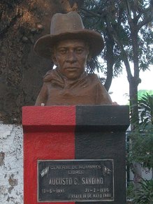 Buste de Sandino à Masaya