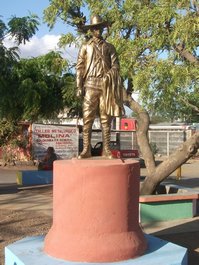 Statue de Sandino à Tipitapa