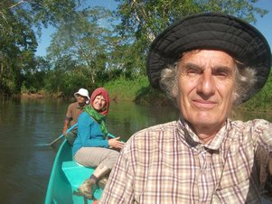 Canoé sur le Río de Santa Cruz (Nicaragua)