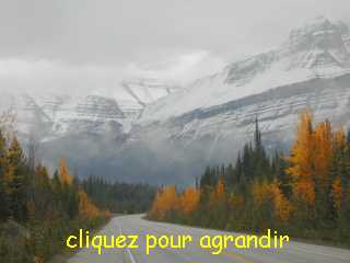 Entre Lake Louise et Jasper