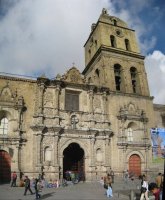 Église San Francisco au centre de La Paz