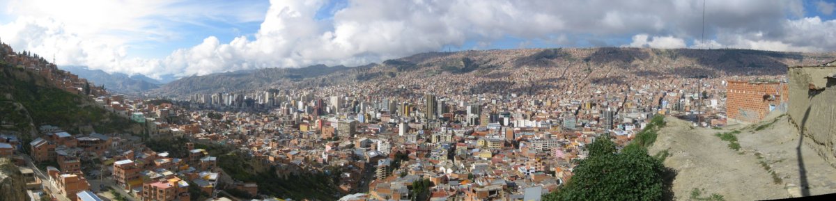 Vue panoramique de La Paz