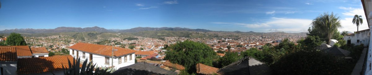 Panorama de Sucre, depuis La Recoleta Panorama de Sucre, depuis La Recoleta