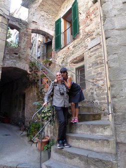 Dans une rue de Corniglia