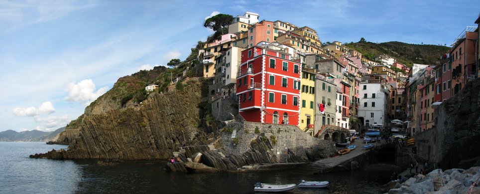 Vue panoramique de Riomaggiore