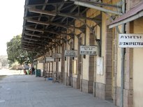 La Gare de Dire Dawa. Remarquez les indications écrites en Français.