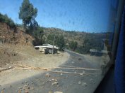 À la fin de 2017 les Oromos manifestaient et bloquaient parfois les routes (Ici entre Awash et Harar).