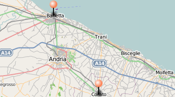 Localisation de Barletta et Corato
