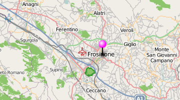 Localisation de Frosinone