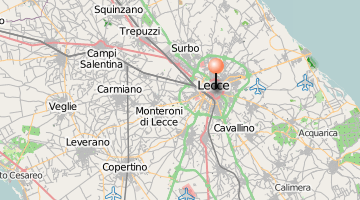 Localisation de Lecce