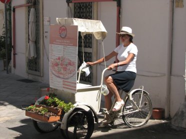 Lecce : la livreuse d'antipasti