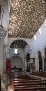 Le plafond de la cathédrale d'Otranto