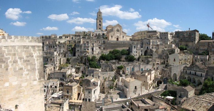 Vue panoramique de Matera