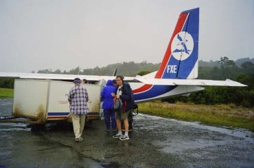 Retour de Stewart Island (trop de vent pour le bateau) Retour de Stewart Island