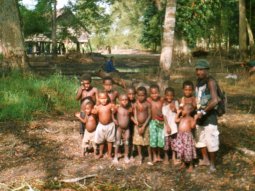 Enfants dans le Sepik