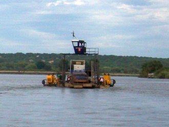Le ferry de Kazungula