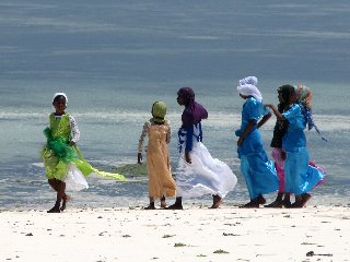 Fillettes sur la plage