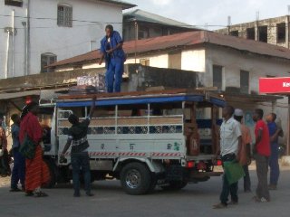 Minibus à Zanzibar