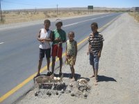 départ des 24 H à Keetmanshoop