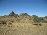 en train peu avant d'arriver à Keetmanshoop