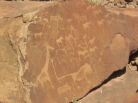Twyfelfontein : la pierre avec les gravures les plus connues
