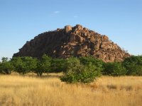 paysage typique du Pays Damara près de Twyfelfontein