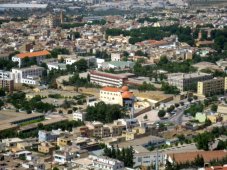 Le site de l'ancienne caserne vu depuis Lalla Setti