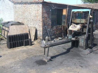 la presse à briquettes