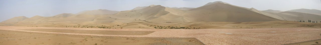 Les dunes situées juste au sud de la ville