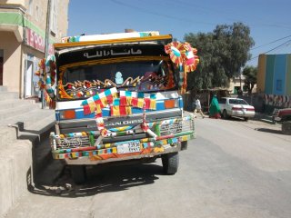 Les camions sont souvent décorés au Somaliland