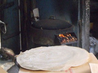 cuisson de l'injera