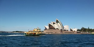 L'Opéra vu depuis le côté Nord du Harbour Bridge