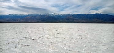 Vallée de la Mort (Death Valley) en Californie. Badwater, 88 mètres sous le niveau de la mer.