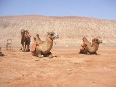 Les Monts Flamboyants près de Tourfan