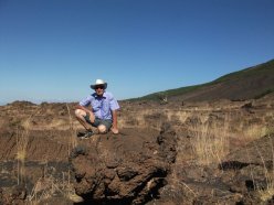 En Sicile je me suis souvent promené sur les pentes de l'Etna Sur les pentes de l'Etna