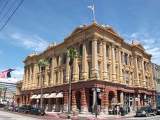 Le Centre de Galveston (Texas) sur le Golfe du Mexique