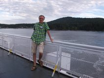 Sur le ferry entre le continent et l'Île de Vancouver