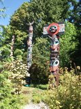 Poteaux totems à Stanley Park